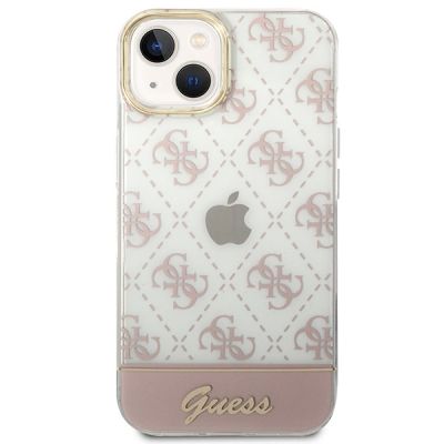 3. Guess GUHCP14MHG4MHP iPhone 14 Plus 6.7 "pink / pink hardcase 4G Pattern Script