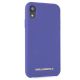 5. Karl Lagerfeld Silicone iPhone Xr Case - Purple