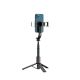 6. Tech-Protect L05S Bluetooth Selfie Stick with Tripod up to 105cm with LED Light - Black