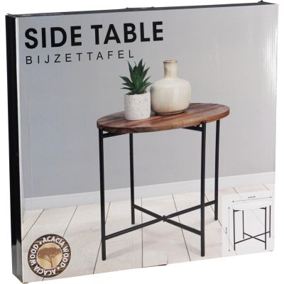 2. COFFEE TABLE WOODEN TOP 48x38CM