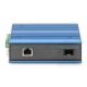 3. Industrial media converter 1000Base-TX PoE 30W - 1000Base-FX SFP (without module) DIN extended temperature range