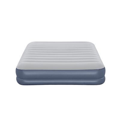 4. Bestway 6716T Air Mattress Double Mattress Blue, Gray