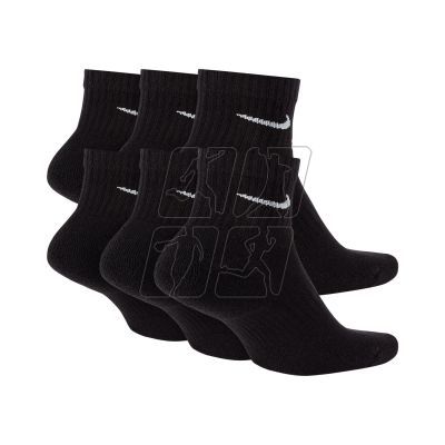 2. Nike Everyday Cushion Ankle 6Pak SX7669-010 socks