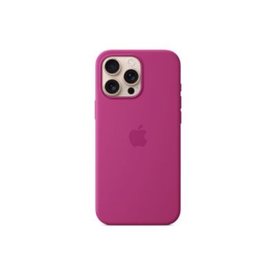 5. Apple iPhone16 Pro Max Silicone Case with MagSafe - Fuchsia