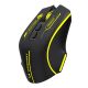 9. Wozinsky WMGB-1181 Wireless Optical Gaming Mouse 3200 DPI with Built-in Battery and Backlight - Black and Yellow