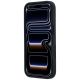 5. BMW M Kevlar Red Print Ring Metal Logo MagSafe Case for iPhone 18 Pro / 17 Pro - Black