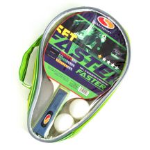 Set of 2 rackets + 2 balls SMJ Faster Set