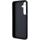 7. Karl Lagerfeld Fixed Glitter Ikonik Logo Metal Pin case for Samsung Galaxy S24+ - black