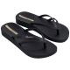 Ipanema women's flip-flops Bossa Soft V comfortable black fashionable