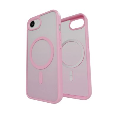 7. Puro Gradient MagSafe Silicone Case for iPhone 16e/17e - Pink