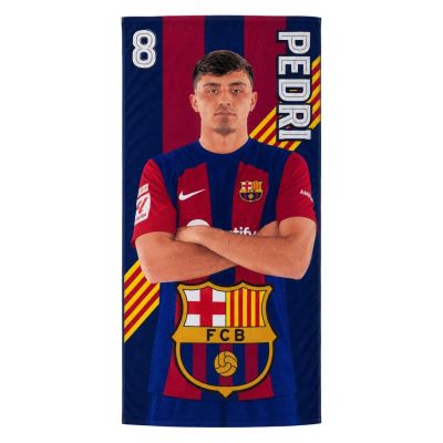 9. FC Barcelona Pedri beach towel microfiber 70X140 120010