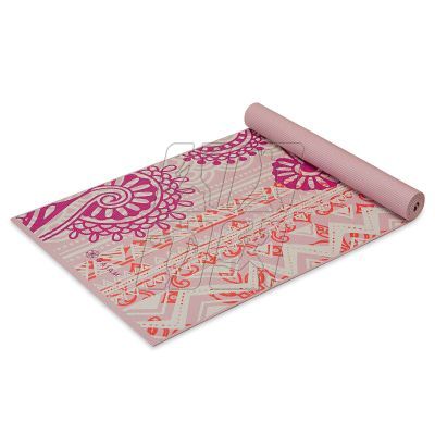 7. Yoga mat Gaiam Bohemian Rose 4 mm 63413