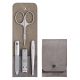 Zwilling Twinox manicure set – taupe, leather case, 4 pieces - Taupe