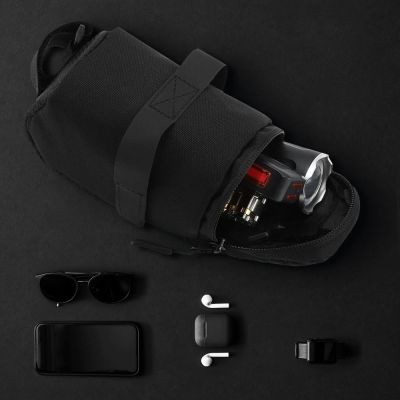 9. Wozinsky small bicycle saddle bag 0.6 l black (WBB8BK black)
