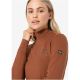 4. Women’s Long-Sleeve Mock-Neck Base Layer SUPER.NATURAL W Tundra 175 Turtleneck Flear, Brown