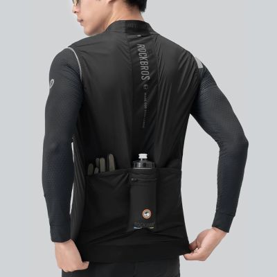 6. Rockbros TLMJ003-01 ROAD TO SKY men's lightweight breathable cycling vest S - black