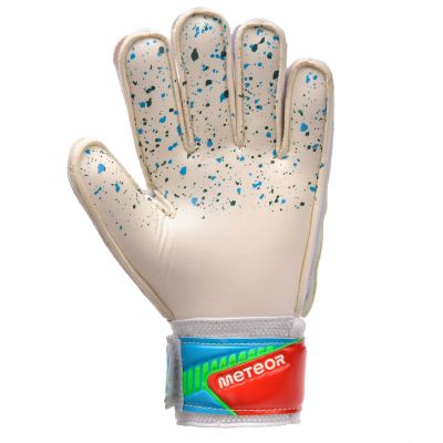 46. Meteor Defence 9 white goalkeeper gloves