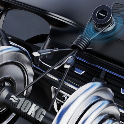 6. Dudao F24PRO MagSafe Compatible Car Holder with Suction Cup for Windshield or Dashboard - Black