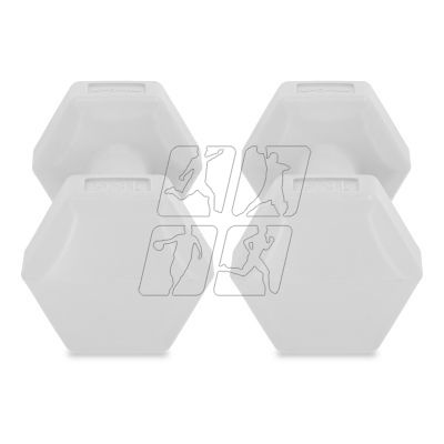 4. Hexagonal dumbbells Spokey MONSTER 2x 1 kg 9506919000