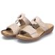 15. Comfortable Rieker W RKR681 beige flip-flops