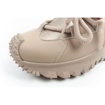 6. Lee Cooper women's winter trekking sports shoes, insulated, beige, natural leather