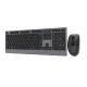 3. GEMBIRD WIRELESS KEYBOARD + MOUSE DUAL MODE SET, 2.4 GHZ + BT, SLIM, RU LAYOUT, BLACK