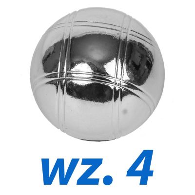 6. GAME BALL 1 PCS - BOULE PETANQUE SIZE 4