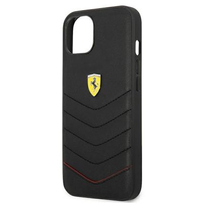6. Ferrari FEHCP13SRQUK iPhone 13 mini 5.4" black/black hardcase Off Track Quilted