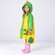 4. Children’s Yellow Rain Cape, Raincoat Poncho, REDCLIFFS, Size S