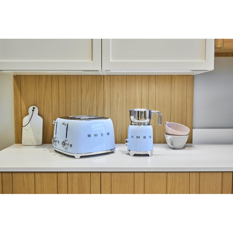 6. SMEG toaster model TSF03PBEU pastel blue