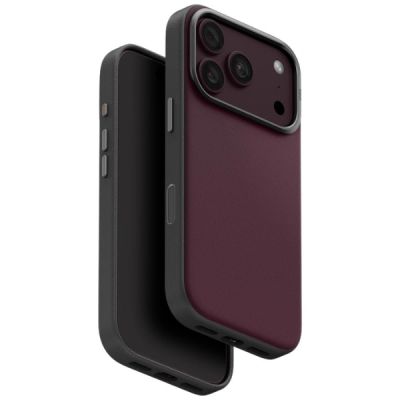 Uniq Lyden DS Magclick Charging Case for iPhone 18 Pro / 17 Pro - Burgundy