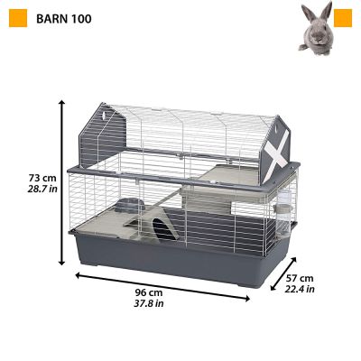2. FERPLAST Barn 100 - cage for guinea pigs and rabbits