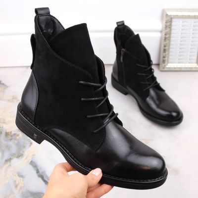 16. Insulated flat ankle boots Potocki W WOL88C black