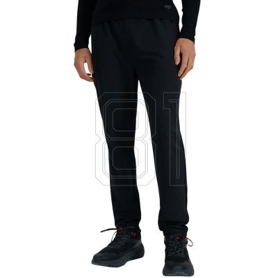 Men's trousers 4F FNK M0930 deep black 4FWAW25TFTRM0930 20S