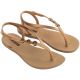 2. Ipanema Sandal Class women's flip-flop sandals beige with gold