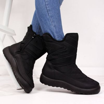 12. NEWS W EVE309A waterproof snow boots black 
