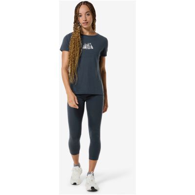 2. SUPER.NATURAL W TOP MOUNTAIN ART TEE T-shirt blue