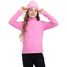 Fleece sweatshirt for girls 4F F060 fuchsia 4FJWAW25UFLEF060 55S