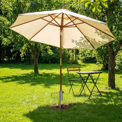 18. METAL BEACH UMBRELLA MOUNTING BASE