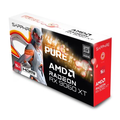 21. graphics card SAPPHIRE PURE RX 9060 XT GAMING OC 16GB
