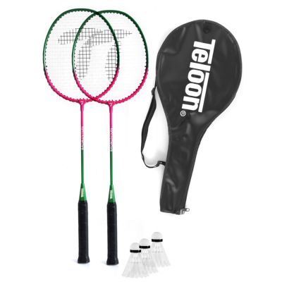 5. SMJ Badminton Set /2 Rackets + 3 Shuttlecocks/ TL020