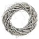 2. DECORATIVE WREATH 20 CM WHITE
