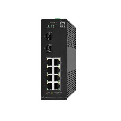 4. LevelOne IGS-2110P Managed Network Switch L2 Gigabit Ethernet (10/100/1000) PoE Support Black