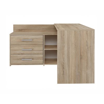 6. Corner desk + chest of drawers DANY 120x50xH76 sonoma