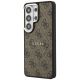 2. Guess 4G Embossed Ring MagSafe case for Samsung Galaxy S26 Ultra - brown