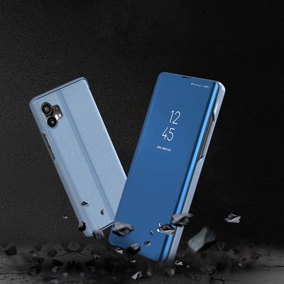 8. Clear View Case case for Nothing Phone 1 flip case black