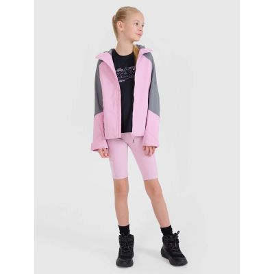 4. Girls' trekking jacket NeoDry 5000 4F 4FJWSS25TTJAF676-56S