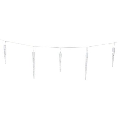 14. LAMPS LIGHT CURTAIN ICICULARS OUTDOOR 72 LED COOL WHITE TIMER