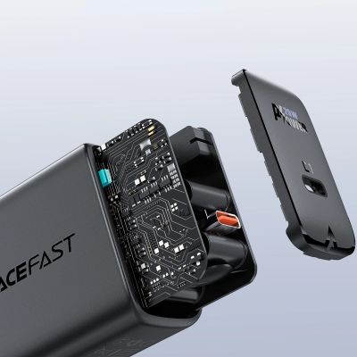 9. Acefast fast USB Type C 20W Power Delivery charger black (A1 EU black)
