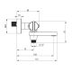 2. DEANTE Thermostatic bathtub mixer with foldable spout BCH_01BT